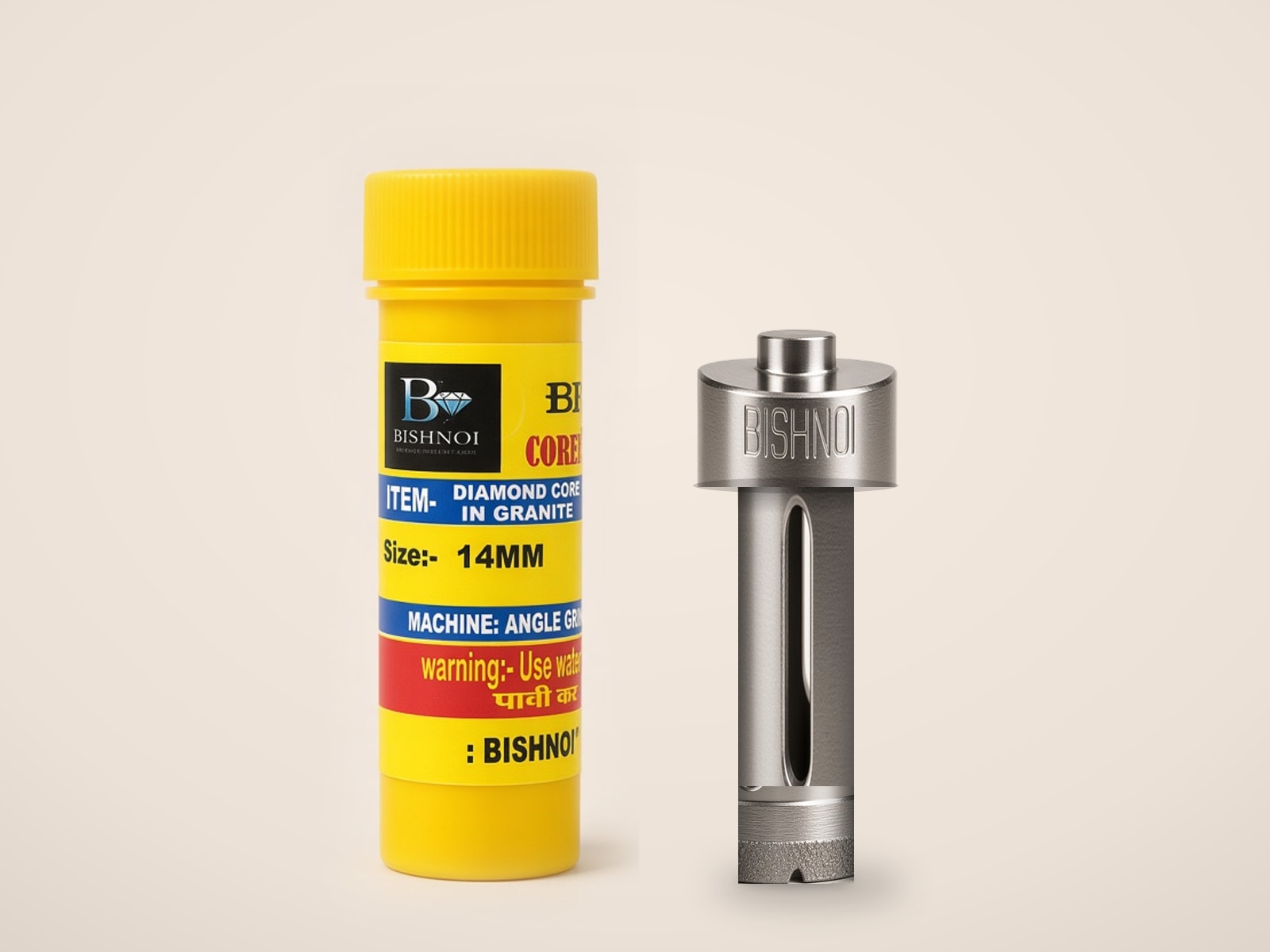 Bishnoi 14 mm diamond core bit