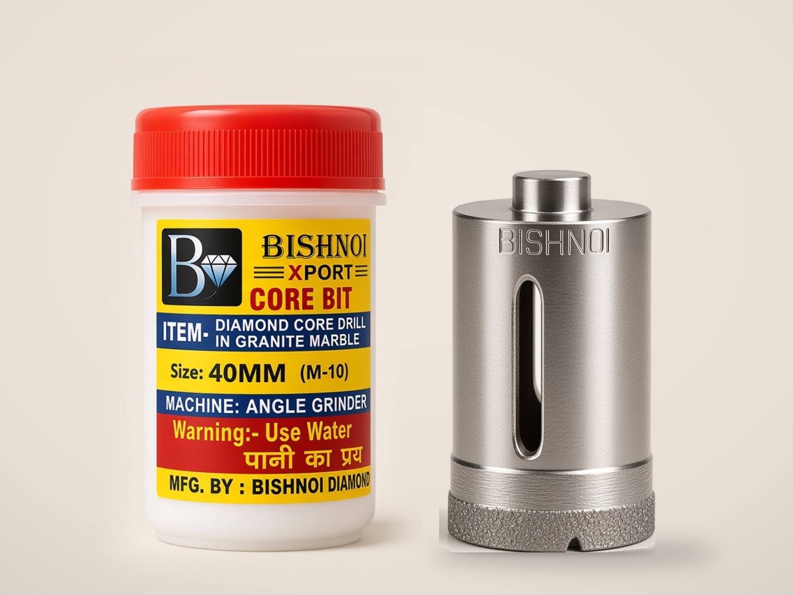 Bishnoi 40 mm diamond core bit
