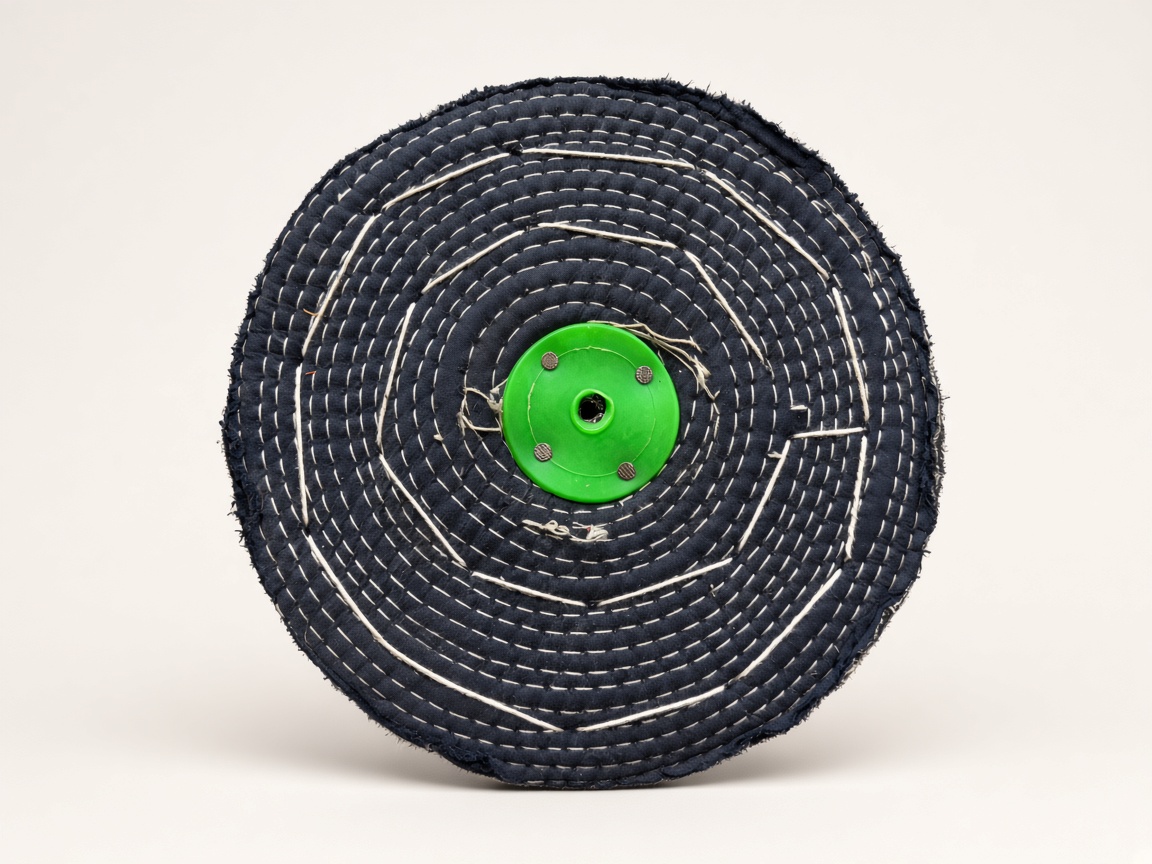 Black cotton buffing wheel