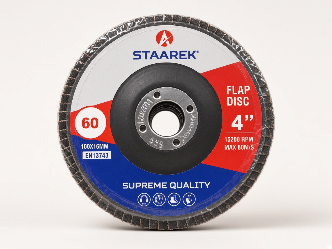 Staarek 4 inch flap disc 60 grit — photo 2